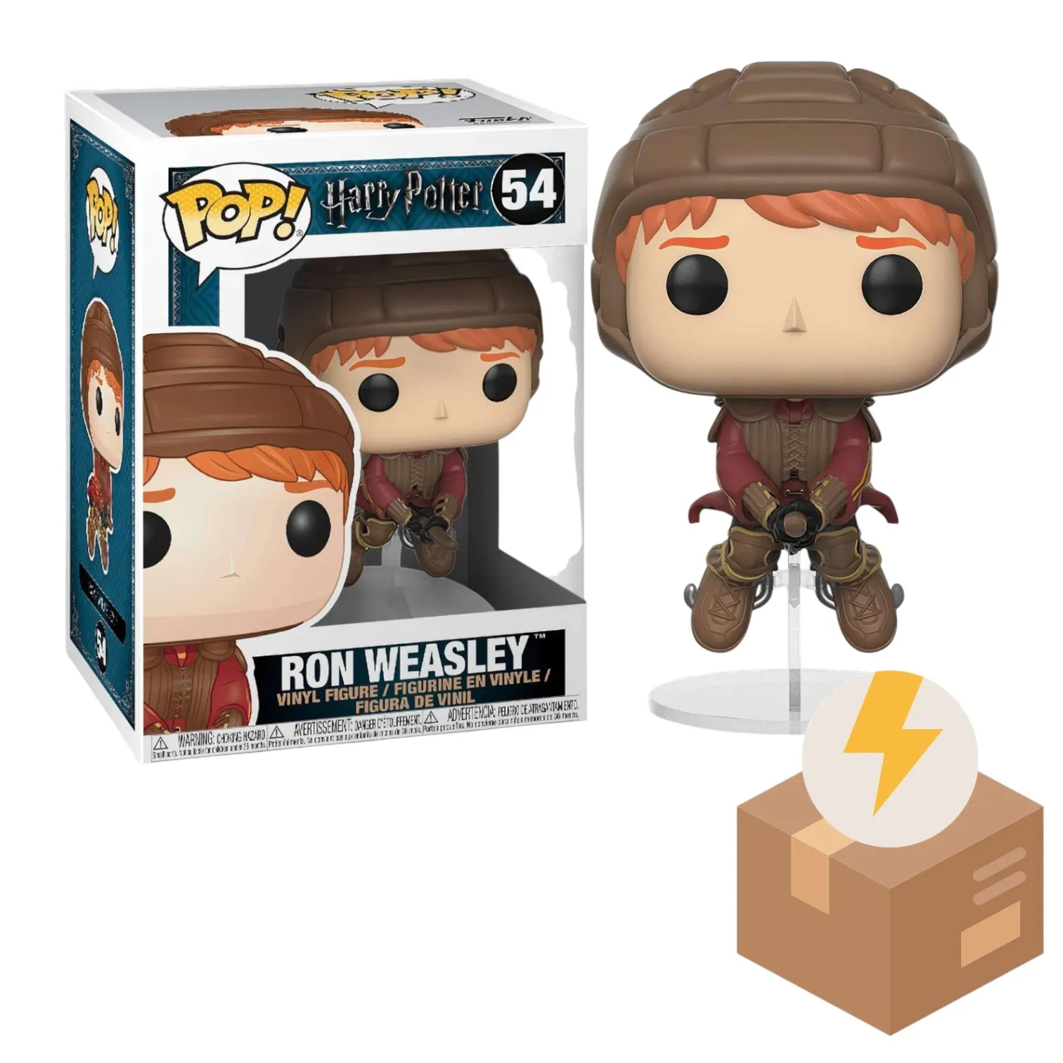 Фигурка Harry Potter Ron Weasley on Broom — Funko POP! Vinyl 54 BD