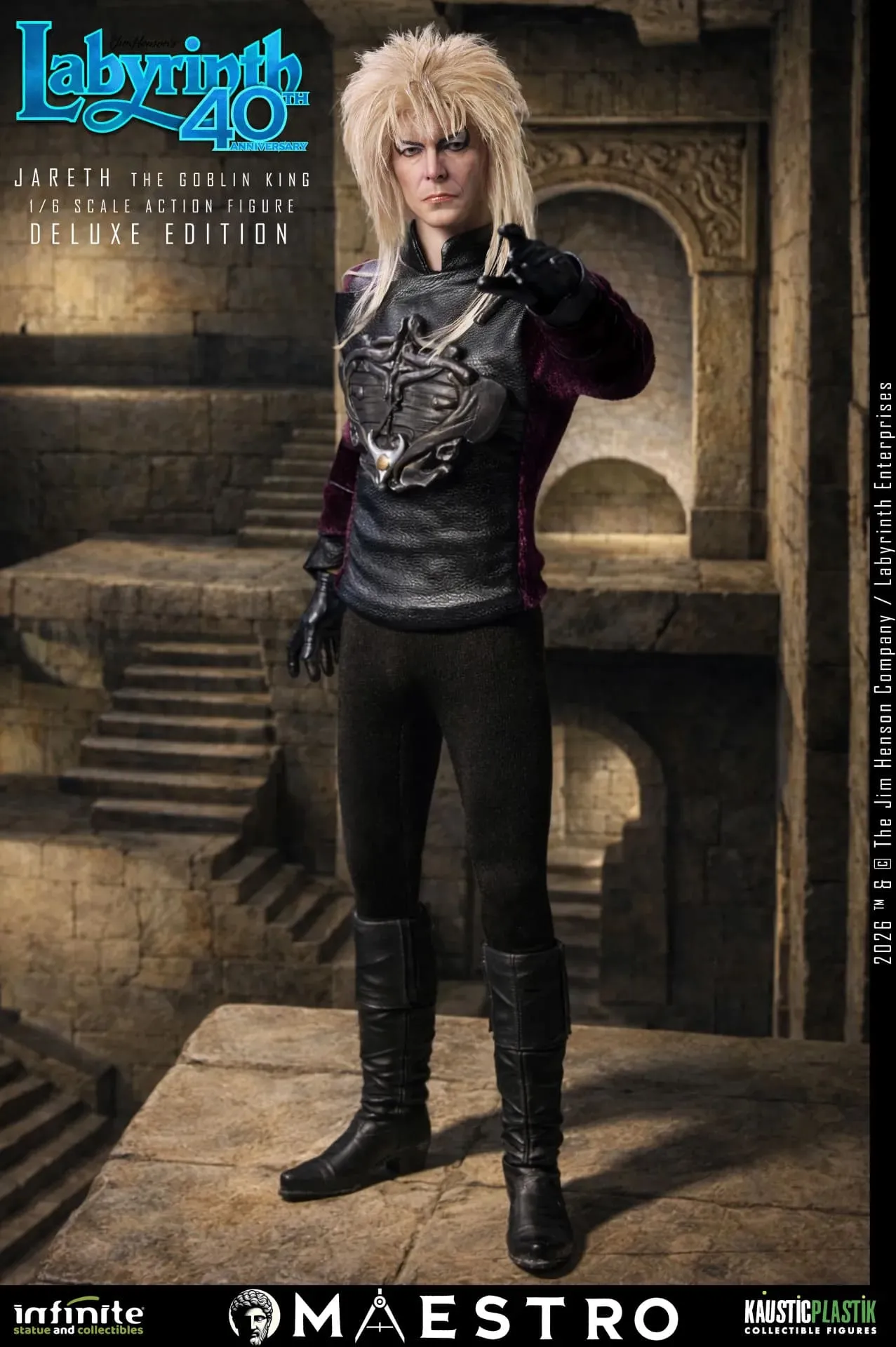 Фигурка Labyrinth Jareth The Goblin King 1/6 — Infinite Kaustic Plastik 1/6 Deluxe Edition