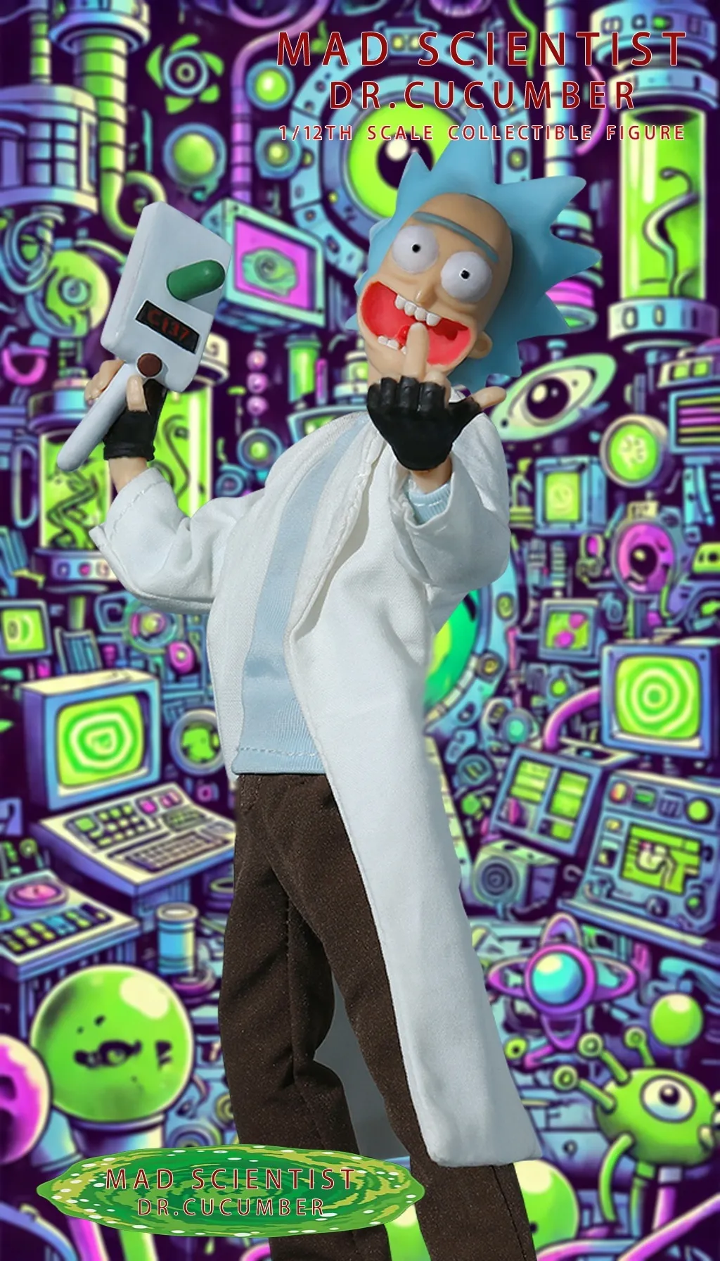 Фигурка Рик Санчез — Joy Man Toys JM006 Dr Cucumber 1/12