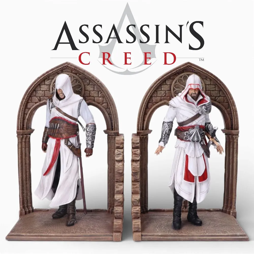 Статуэтка Altair and Ezio — Nemesis Now Assassins Creed Bookends