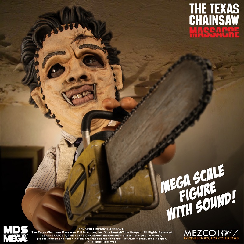 mezco mega scale leatherface