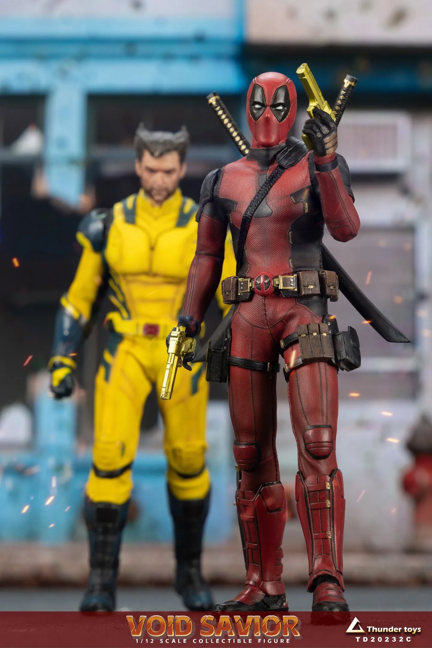 Фигурки Deadpool and Wolverine — Thunder Toys TD20232C 1/12
