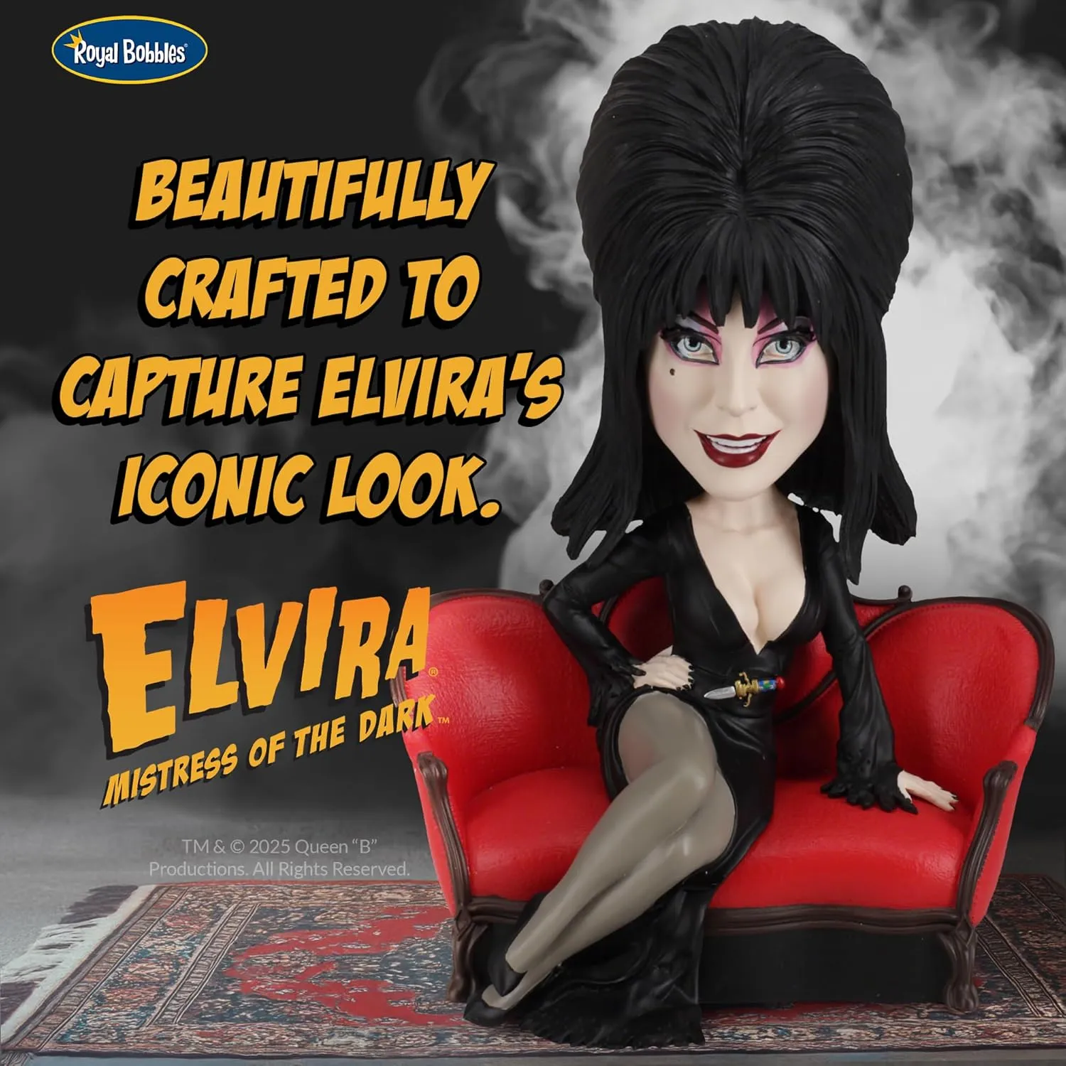 Башкотряс Эльвира — Royal Elvira Mistress of the Dark Lounge Bobble-Head