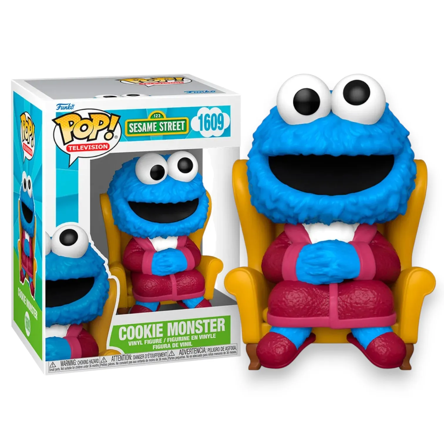 Фигурка Sesame Street Cookie Monster — Funko Pop! Vinyl 1609