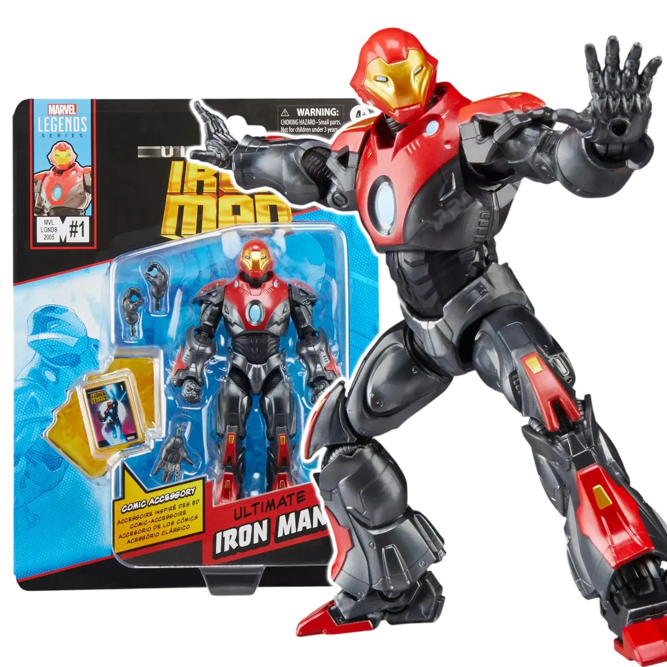 Фигурка Ultimate Iron Man — Hasbro Marvel Legends Mini Comics