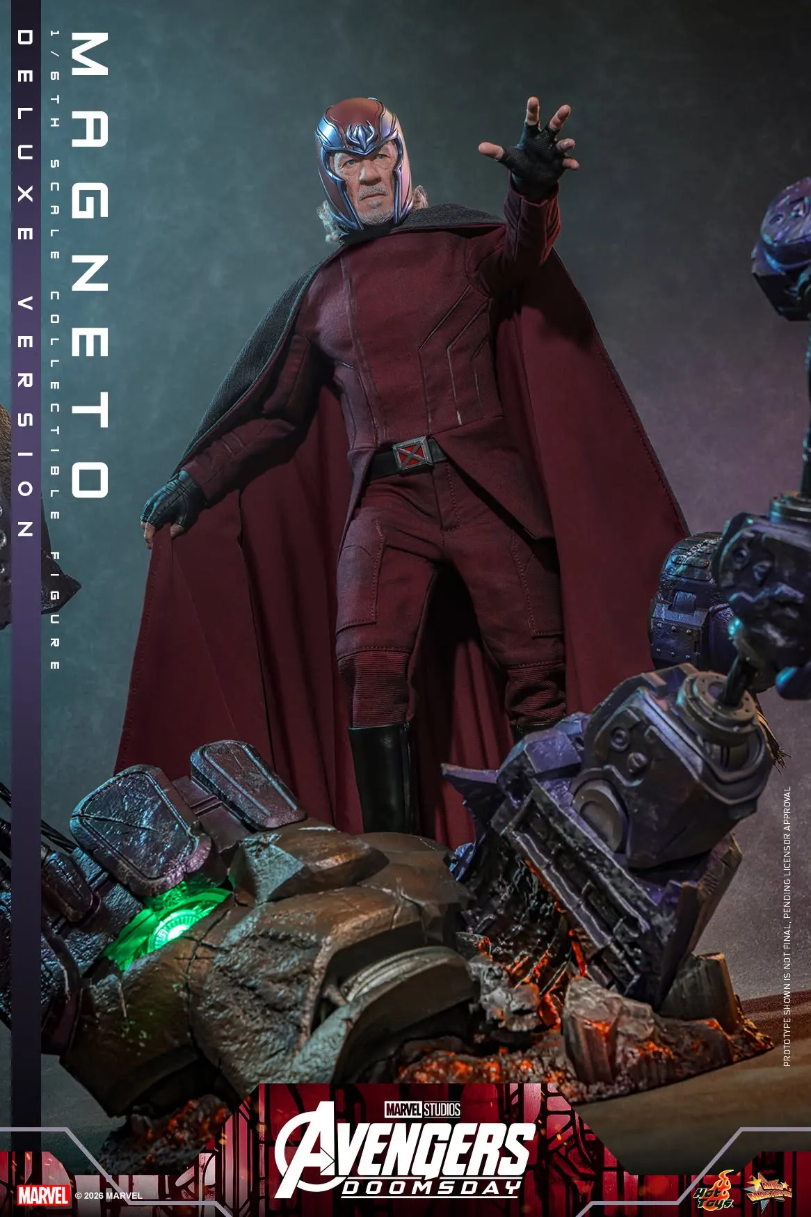 Фигурка Magneto (Deluxe) — Hot Toys MMS913 Avengers Doomsday 1/6