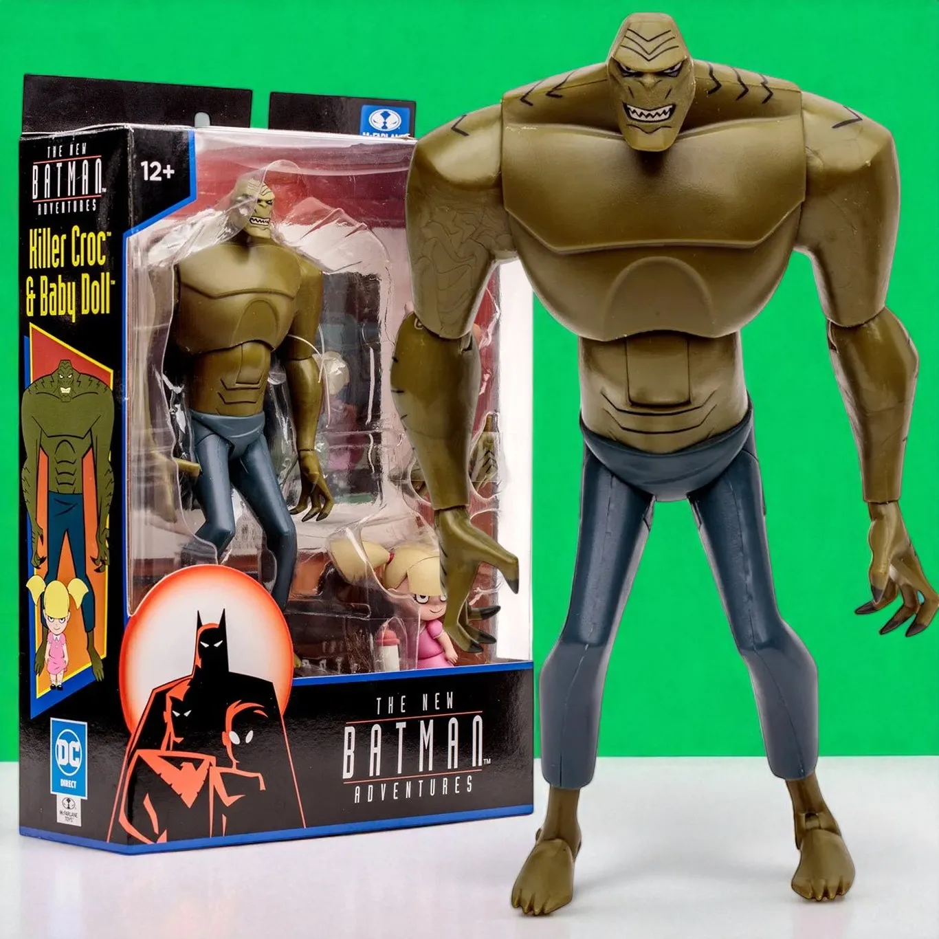 Фигурка Killer Croc w Baby Doll — McFarlane Toys DC New Batman Adventures Figure