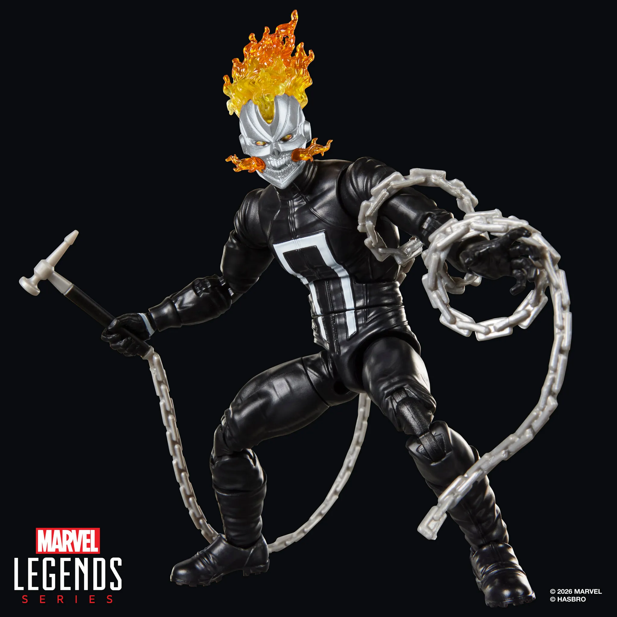 Фигурка Ghost Rider Robbie Reyes — Hasbro Marvel Legends BAF Box Figure