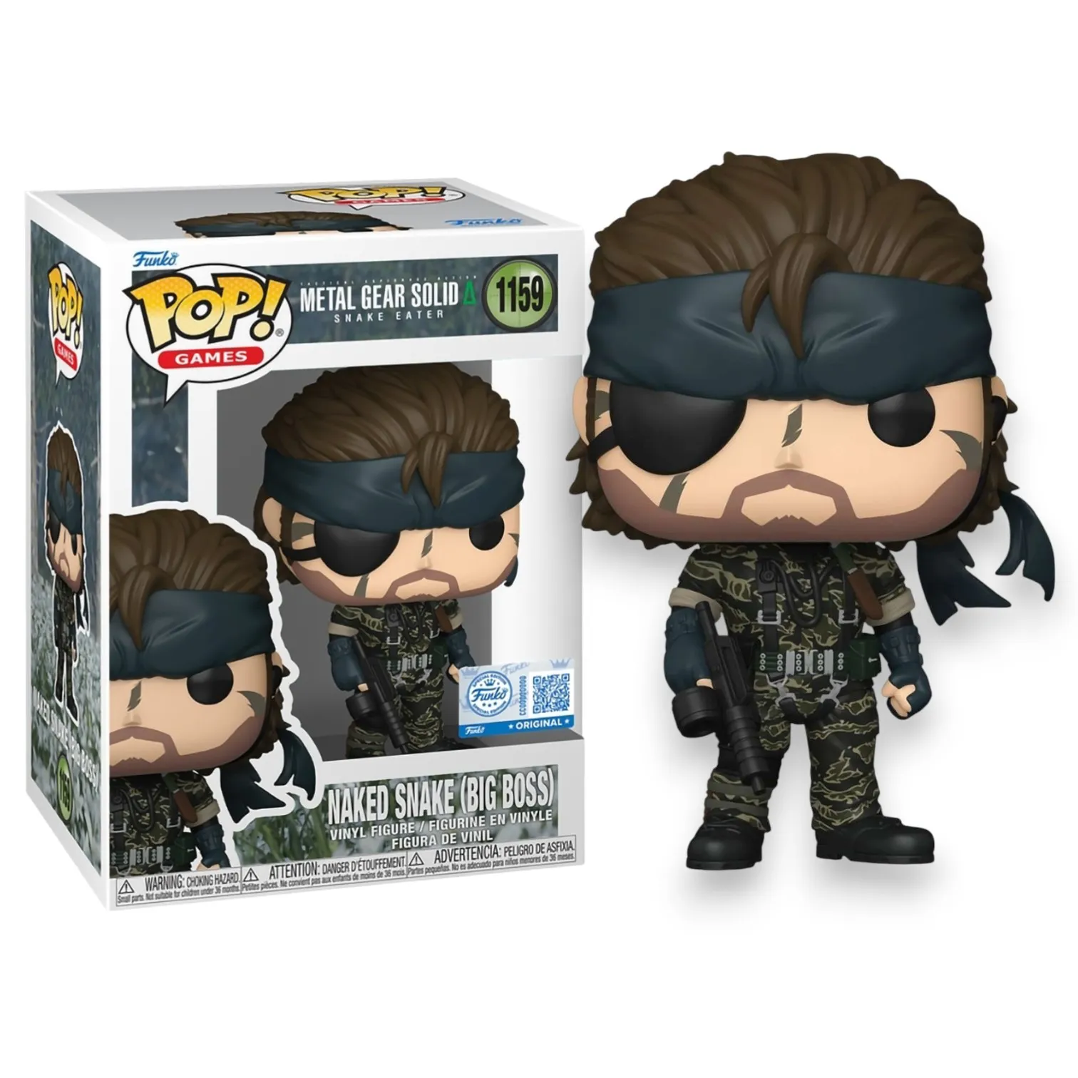 Фигурка Metal Gear Solid Delta Snake Eater Naked Snake (Big Boss) Exc — Funko Pop Vinyl 1159
