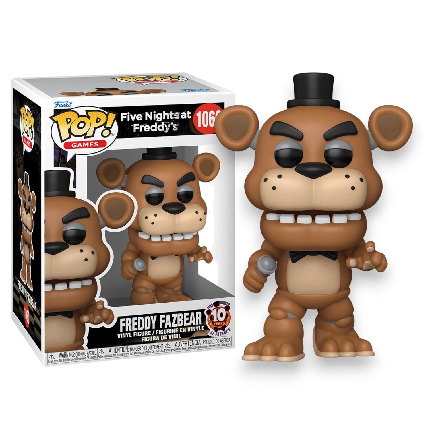 Фигурка FNAF 10th Anniversary — Freddy Fazbear Funko Pop! Vinyl