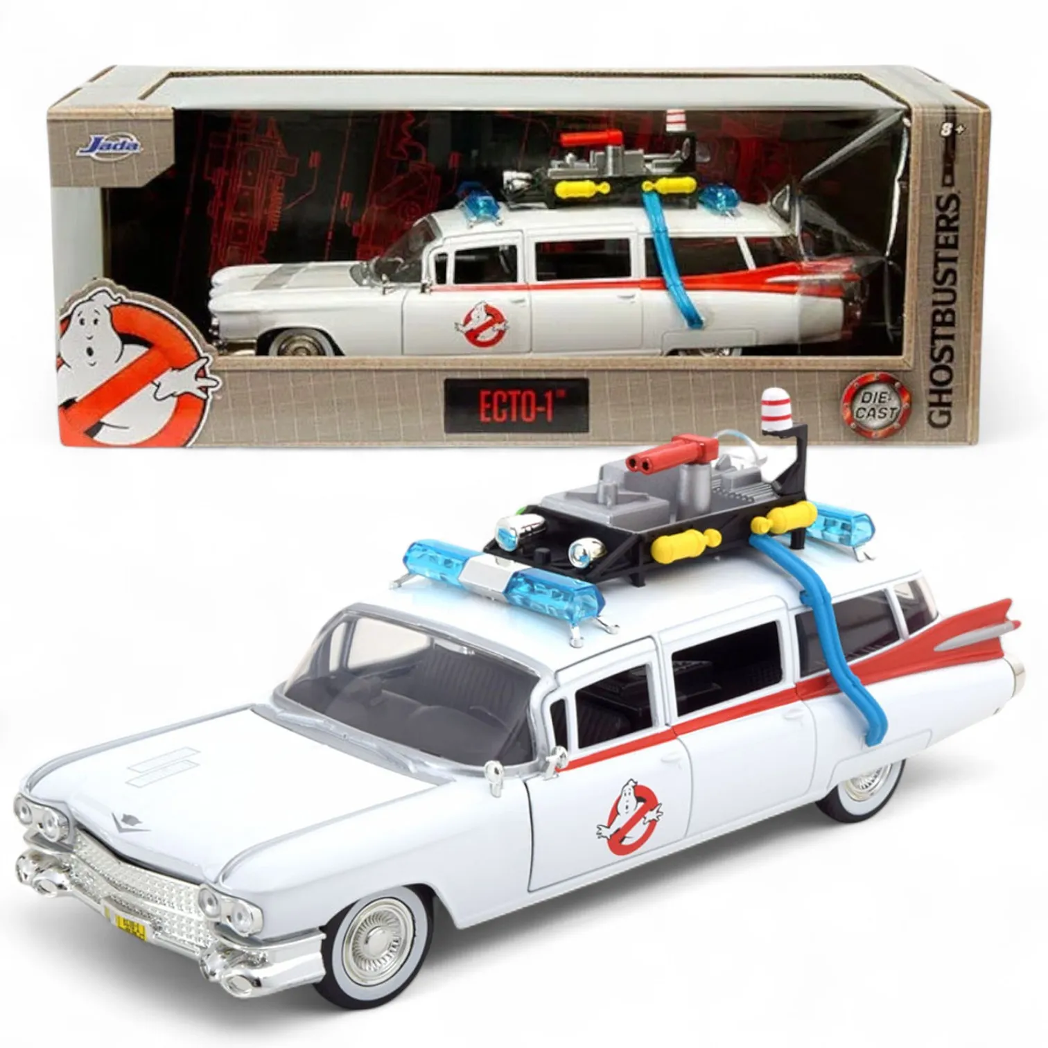 Модель Ecto-1 — Ghostbusters Diecast Model 1/24 1959 Cadillac