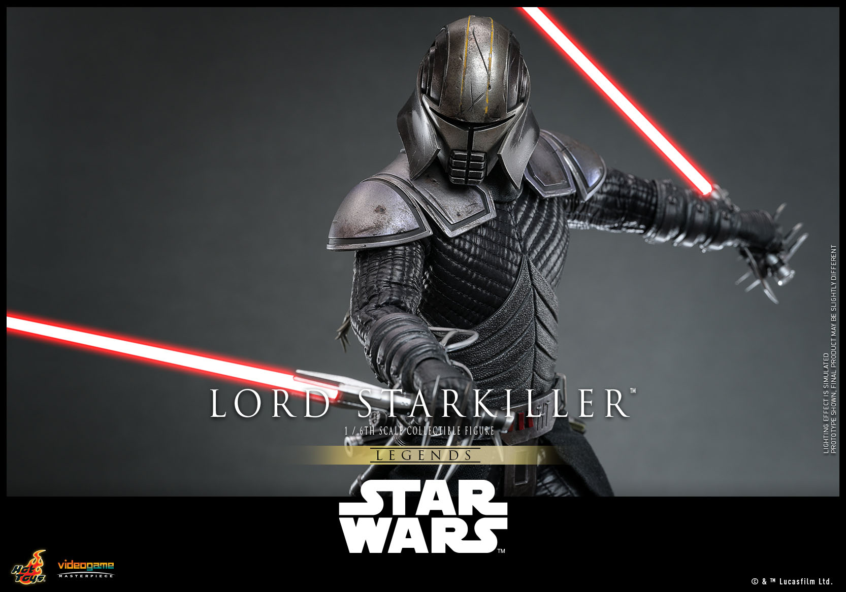 Фигурка Lord Starkiller — Hot Toys VGM63 Star Wars 1/6