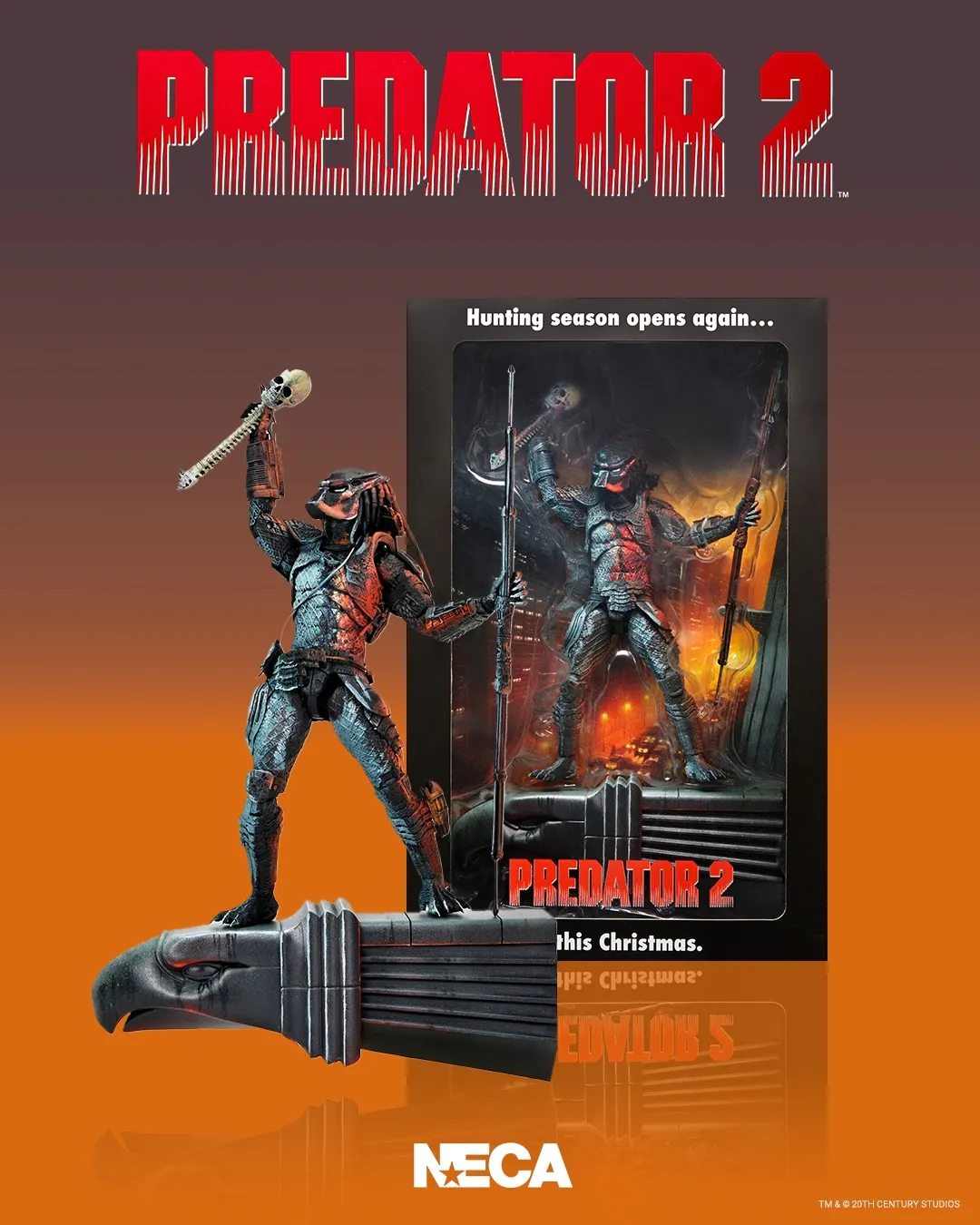 Фигурка Predator 2 City Hunter — Neca Poster Series Figure