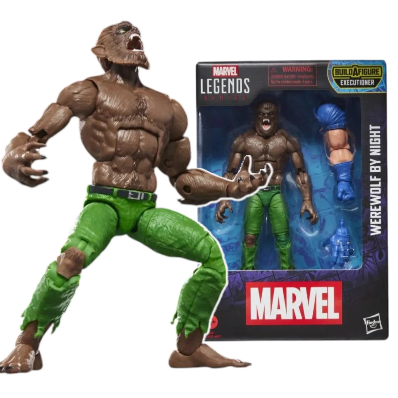 Фигурка Werewolf By Night — Hasbro Marvel Legends Executioner BAF