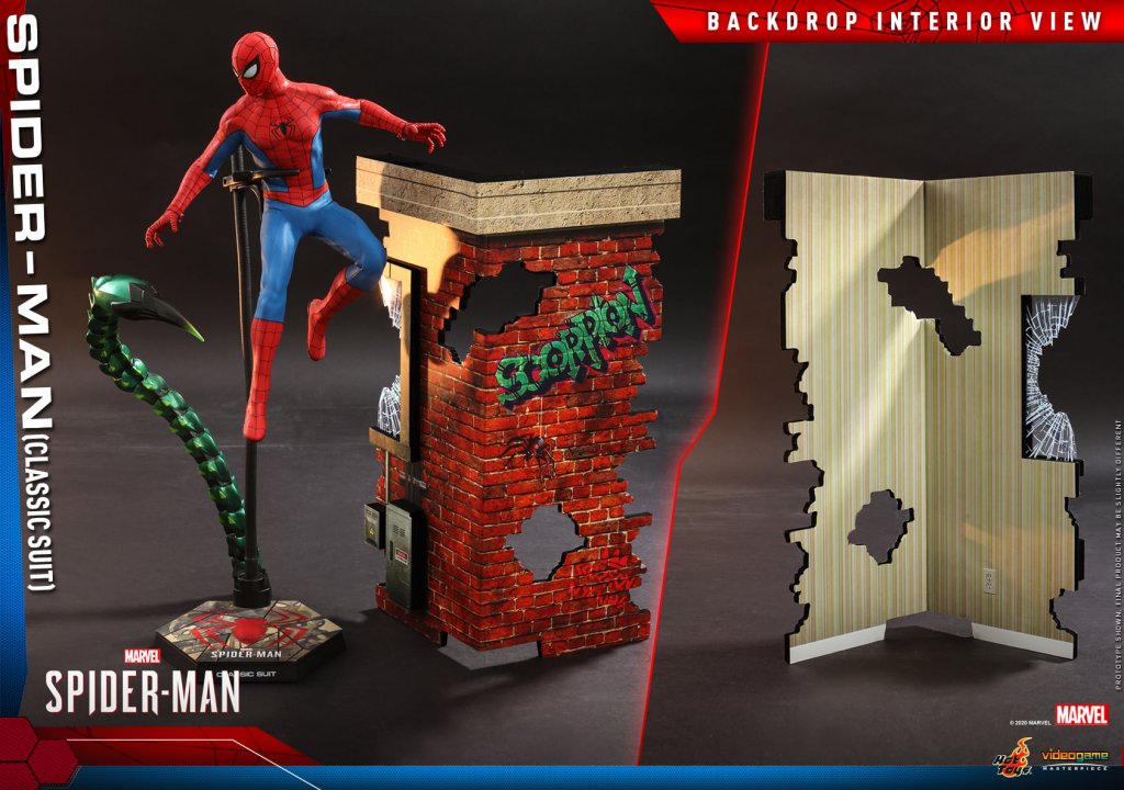 Фигурка Спайдермен Hot Toys VGM48 Classic Suit Spider-Man 16 (19).jpg
