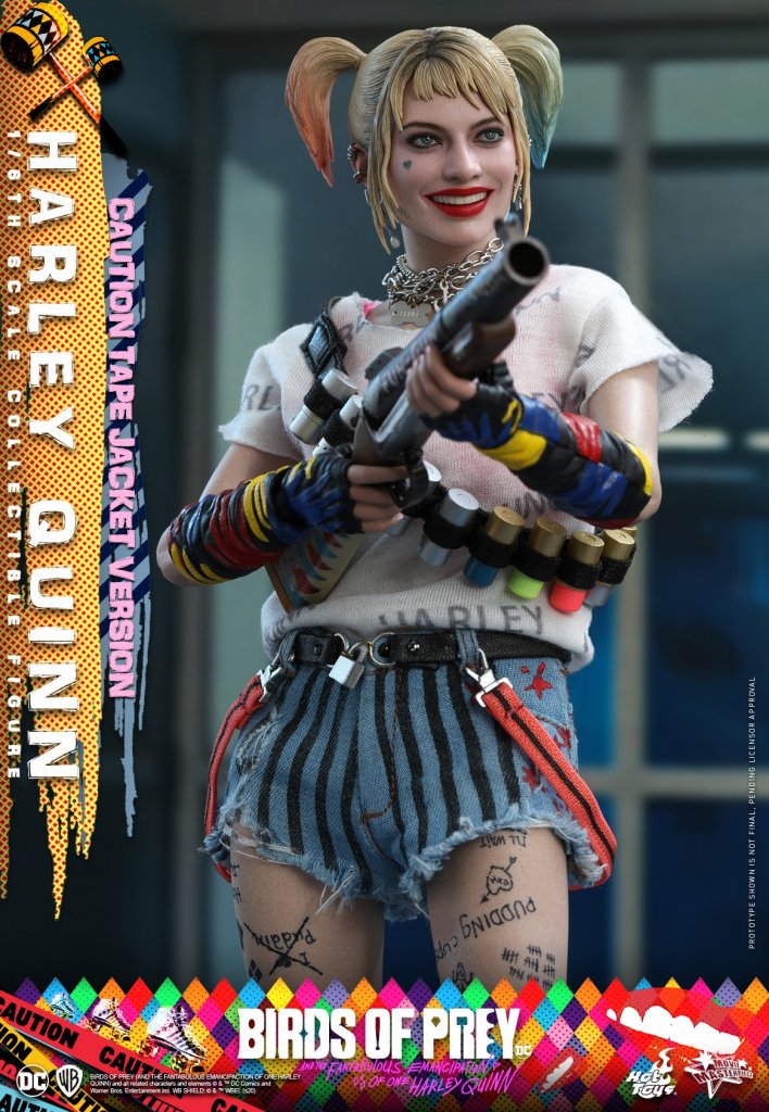 Фигурка Harley Quinn Caution Tape Jacket — Hot Toys MMS566 Birds of Prey (3).jpg