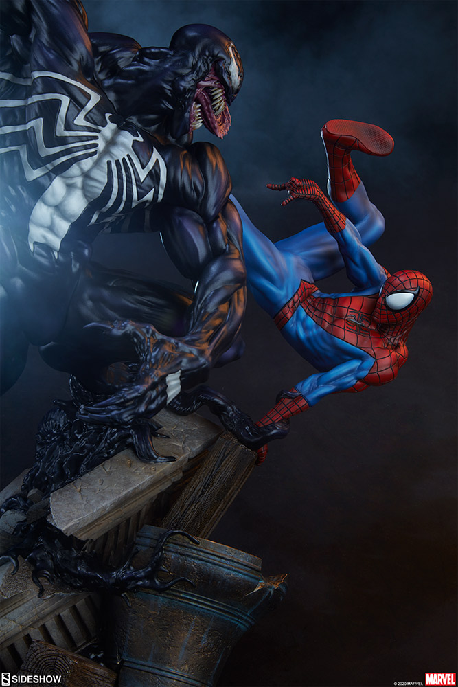 Купить Sideshow Marvel Comics – Spider-Man vs Venom Maquette (4).jpg