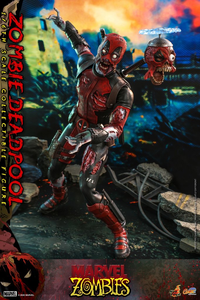 фигурка Hot Toys CMS06 Marvel Zombies Zombie Deadpool 16 Scale Figure (2).jpg
