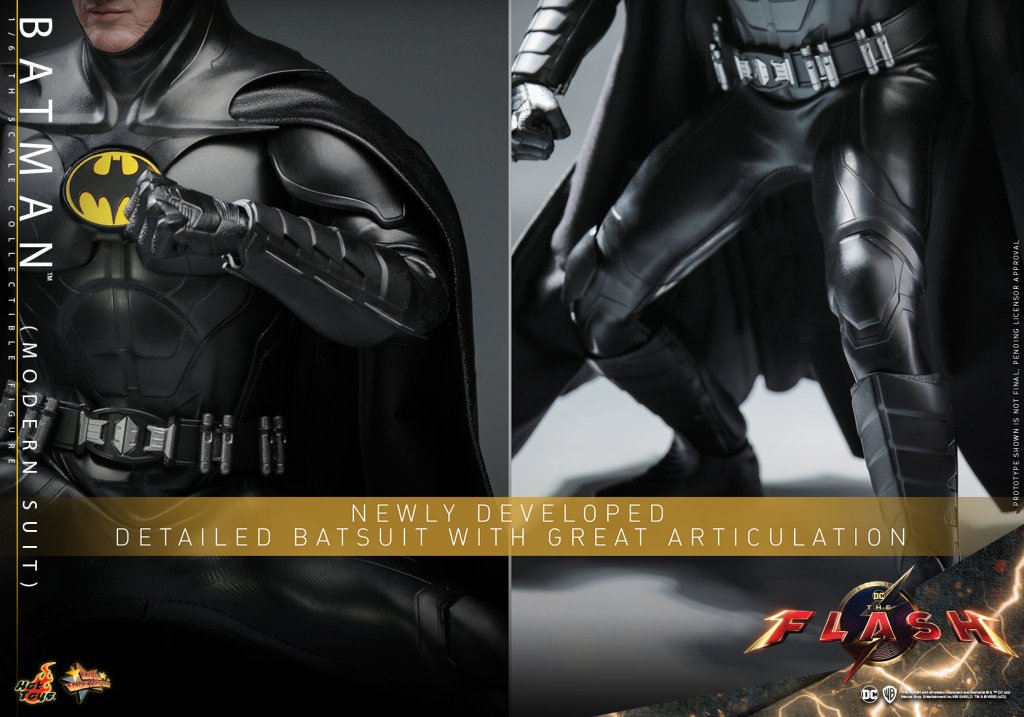 купить Фигурка Бэтмен — Hot Toys MMS712 Flash Batman Modern Suit 2023 1:6 14.jpeg