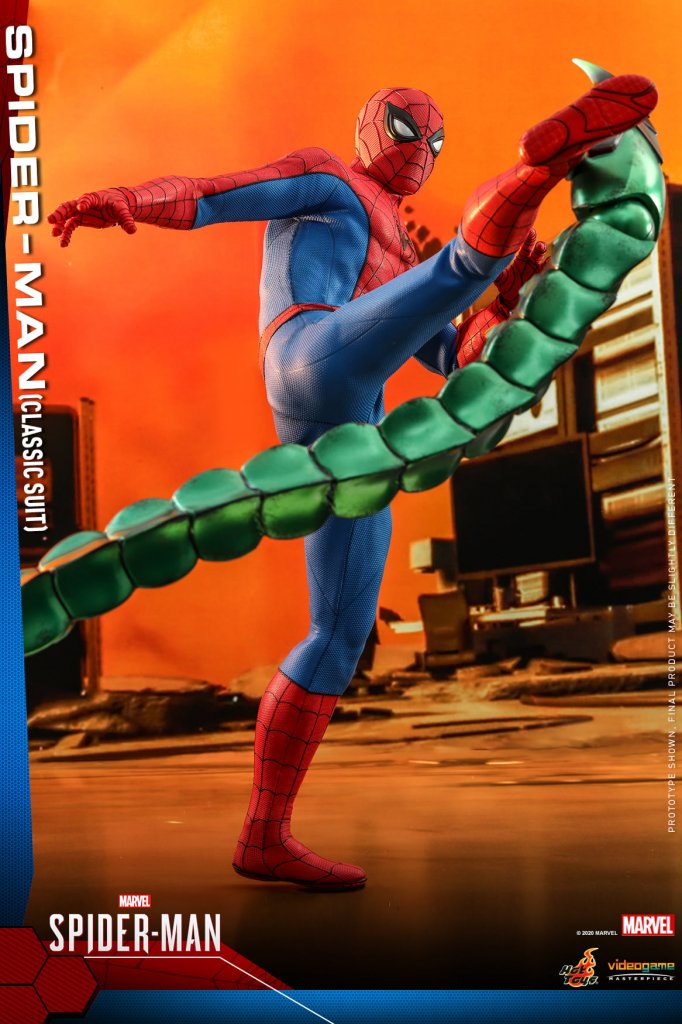 Фигурка Спайдермен Hot Toys VGM48 Classic Suit Spider-Man 16 (6).jpg