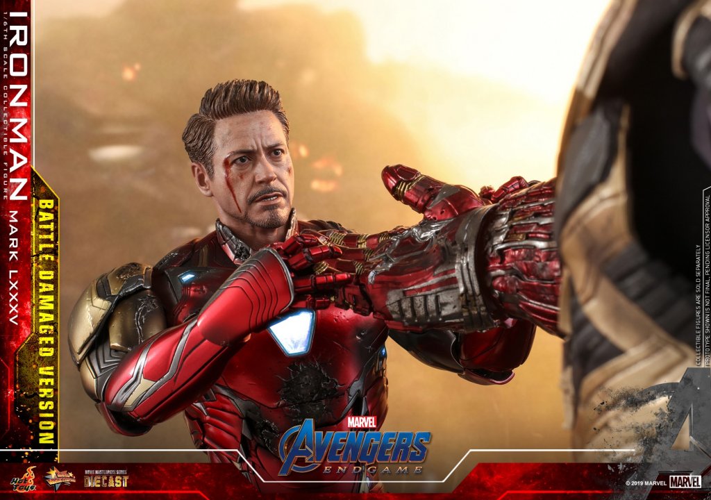Фигурка Iron Man Mark LXXXV — Hot Toys Avengers Endgame Battle Damaged (19).jpg