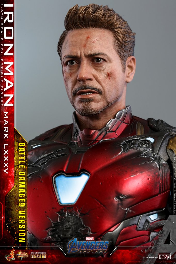 Фигурка Iron Man Mark LXXXV — Hot Toys Avengers Endgame Battle Damaged (23).jpg