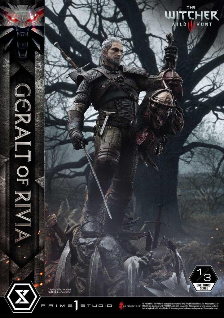 Купить статуя Prime 1 Studio The Witcher 3 Geralt of Rivia 13 Scale Statue (5).jpg