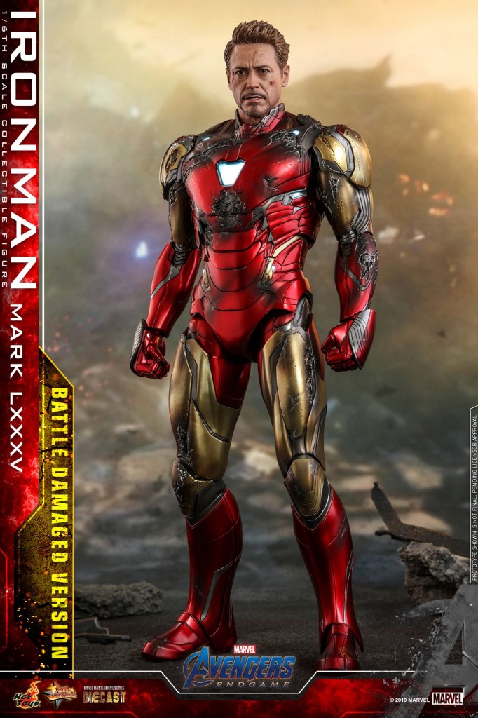 Фигурка Iron Man Mark LXXXV — Hot Toys Avengers Endgame Battle Damaged (4).jpg