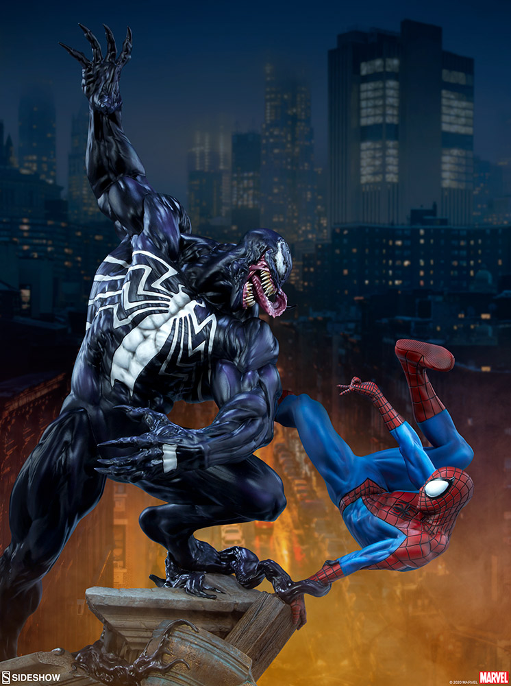 Купить Sideshow Marvel Comics – Spider-Man vs Venom Maquette (3).jpg