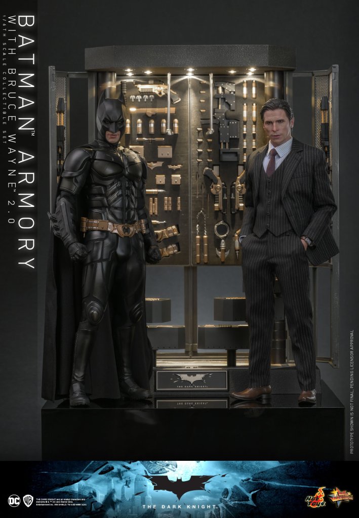 купить Фигурка Hot Toys The Dark Knight – Batman Armory and Bruce Wayne 1:6 Scale Figure Set (2.0) 2.jpeg