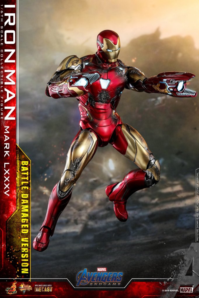 Фигурка Iron Man Mark LXXXV — Hot Toys Avengers Endgame Battle Damaged (12).jpg
