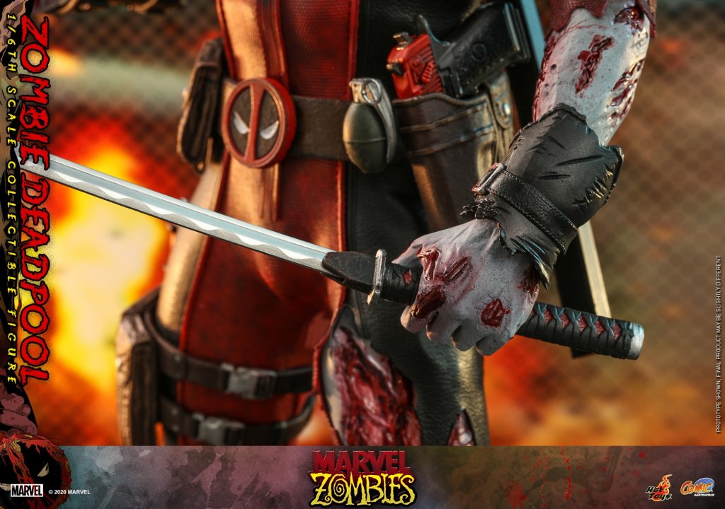 фигурка Hot Toys CMS06 Marvel Zombies Zombie Deadpool 16 Scale Figure (18).jpg