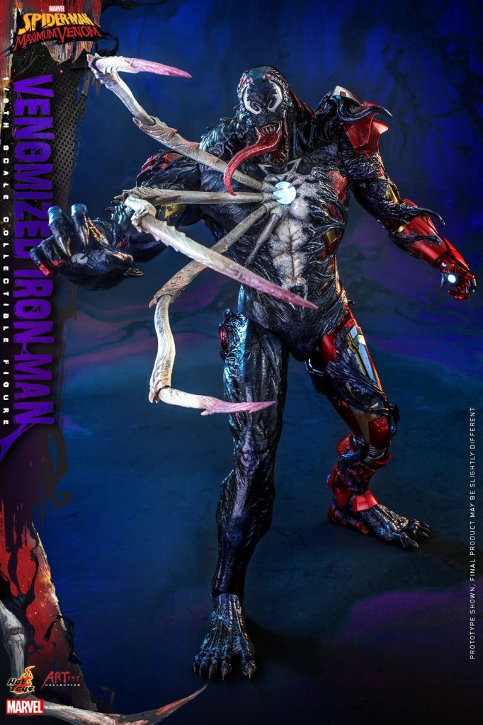 Фигурка Hot Toys AC04 Marvel Spider-Man Maximum Venom – Venomized Iron Man 16th Scale Collectible Figure (3).jpg