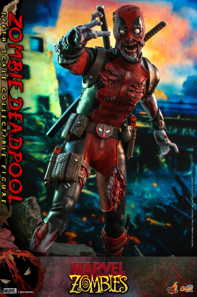 фигурка Hot Toys CMS06 Marvel Zombies Zombie Deadpool 16 Scale Figure (4).jpg