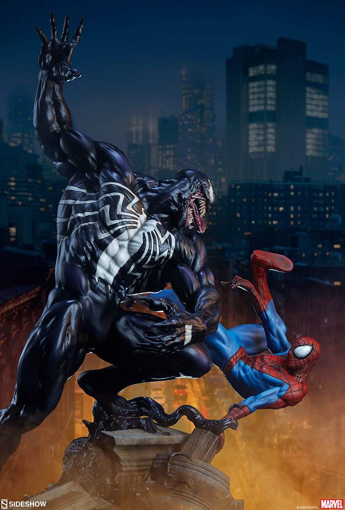 Купить Sideshow Marvel Comics – Spider-Man vs Venom Maquette (2).jpg