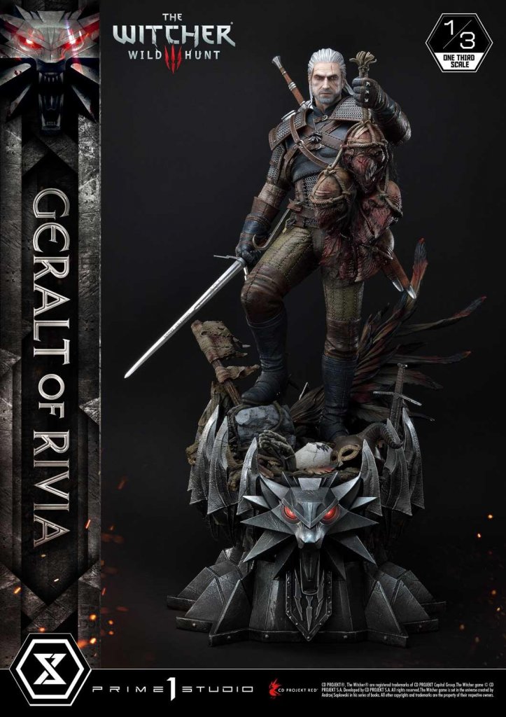 Купить статуя Prime 1 Studio The Witcher 3 Geralt of Rivia 13 Scale Statue (15).jpg