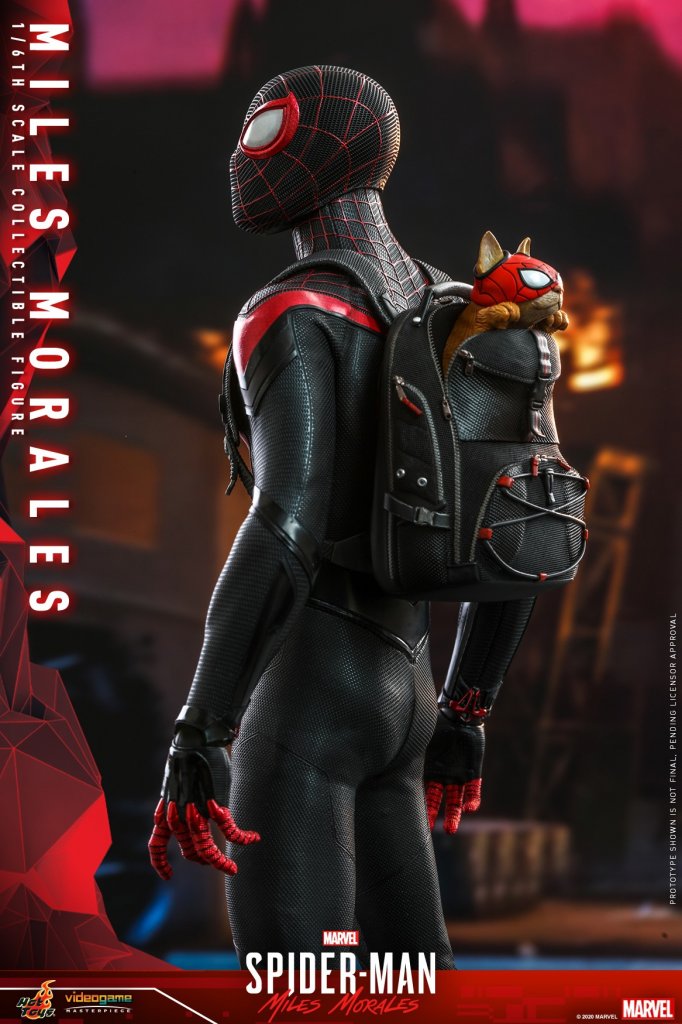 Фигурка Спайдермен Hot Toys VGM46 Spider-Man Miles Morales Figure 16 Scale Figure (9).jpg