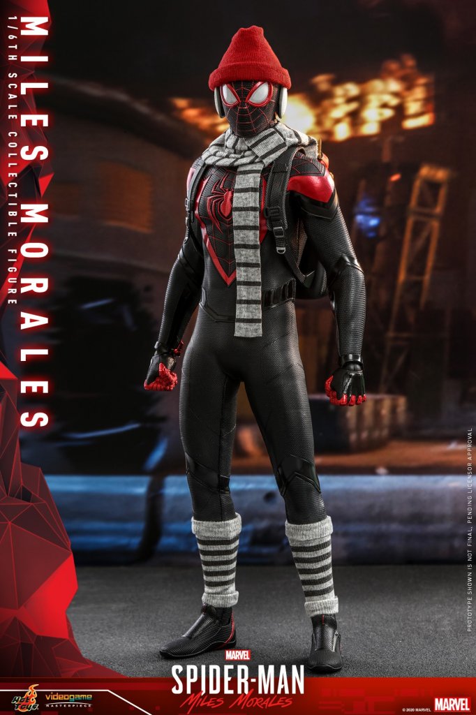 Фигурка Спайдермен Hot Toys VGM46 Spider-Man Miles Morales Figure 16 Scale Figure (12).jpg