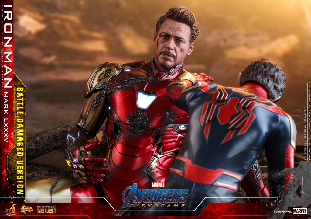 Фигурка Iron Man Mark LXXXV — Hot Toys Avengers Endgame Battle Damaged (20).jpg