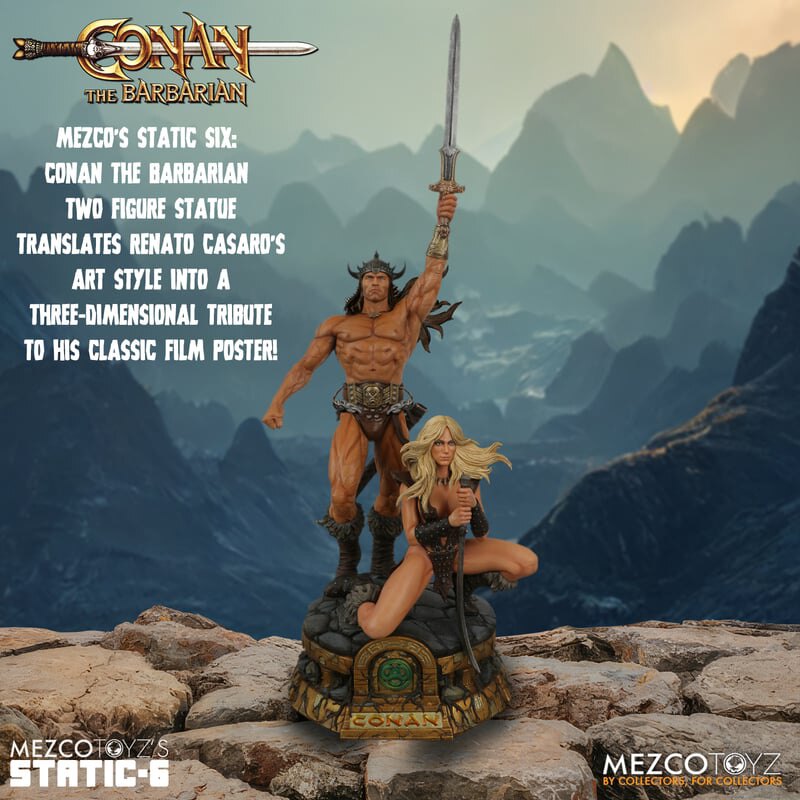 купить Mezco Toyz Static-6 Conan the Barbarian Statue 2.jpg
