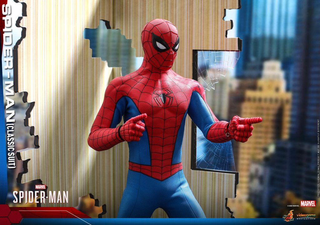 Фигурка Спайдермен Hot Toys VGM48 Classic Suit Spider-Man 16 (16).jpg
