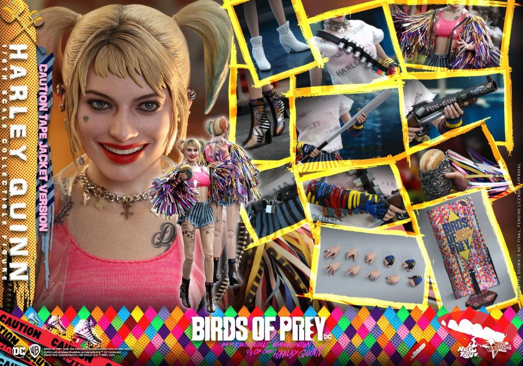 Фигурка Harley Quinn Caution Tape Jacket — Hot Toys MMS566 Birds of Prey (16).jpg