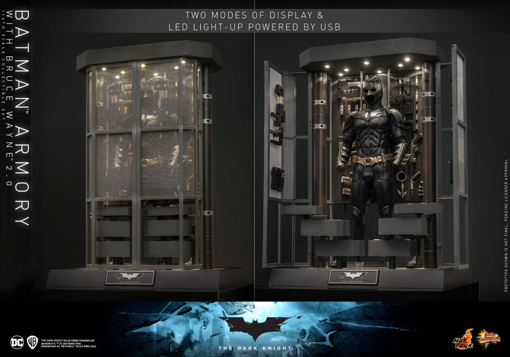 купить Фигурка Hot Toys The Dark Knight – Batman Armory and Bruce Wayne 1:6 Scale Figure Set (2.0) 23.jpeg