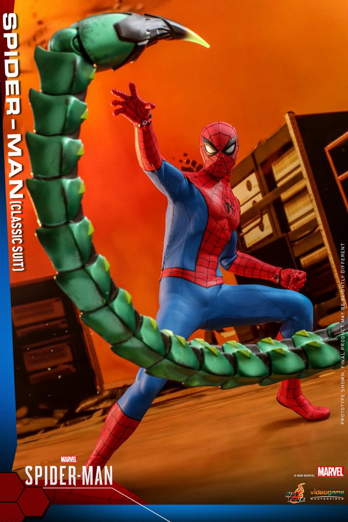 Фигурка Спайдермен Hot Toys VGM48 Classic Suit Spider-Man 16 (5).jpg
