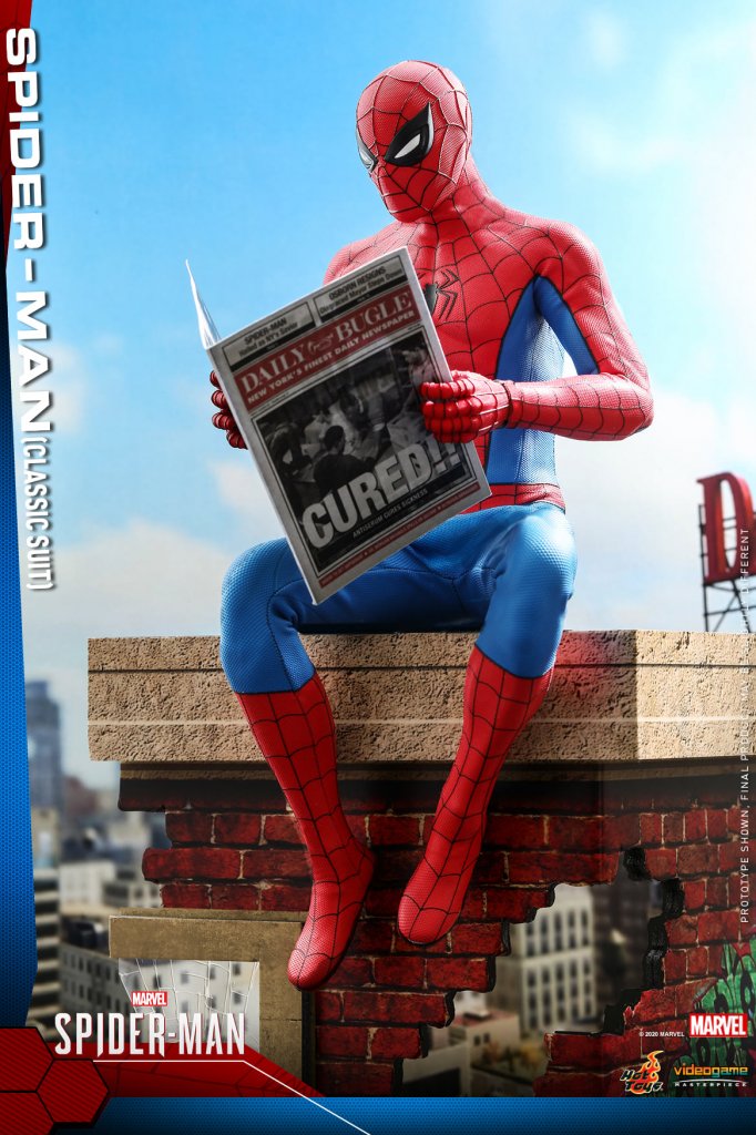 Фигурка Спайдермен Hot Toys VGM48 Classic Suit Spider-Man 16 (2).jpg