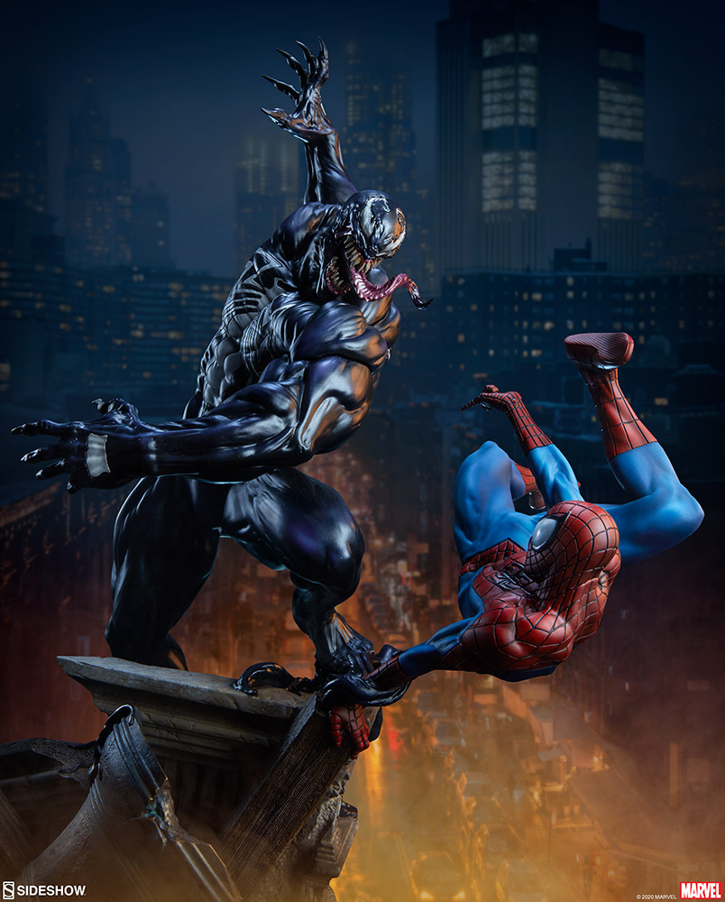 Купить Sideshow Marvel Comics – Spider-Man vs Venom Maquette (1).jpg