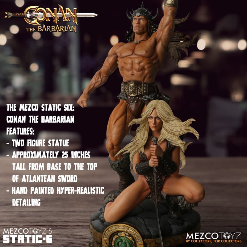 купить Mezco Toyz Static-6 Conan the Barbarian Statue 8.jpg