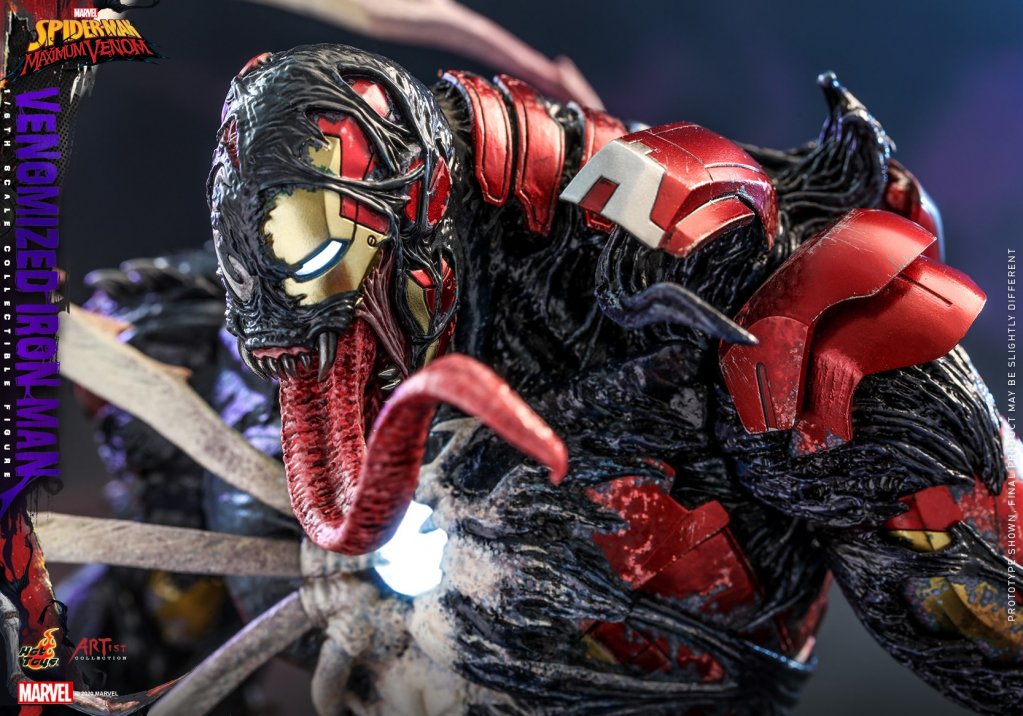 Фигурка Hot Toys AC04 Marvel Spider-Man Maximum Venom – Venomized Iron Man 16th Scale Collectible Figure (19).jpg