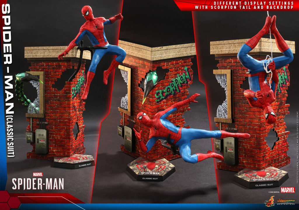 Фигурка Спайдермен Hot Toys VGM48 Classic Suit Spider-Man 16 (18).jpg