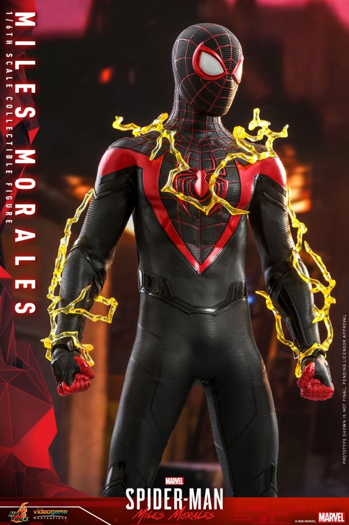 Фигурка Спайдермен Hot Toys VGM46 Spider-Man Miles Morales Figure 16 Scale Figure (7).jpg